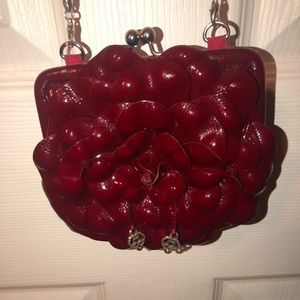 Deep Red Brighton Rose Crossbody